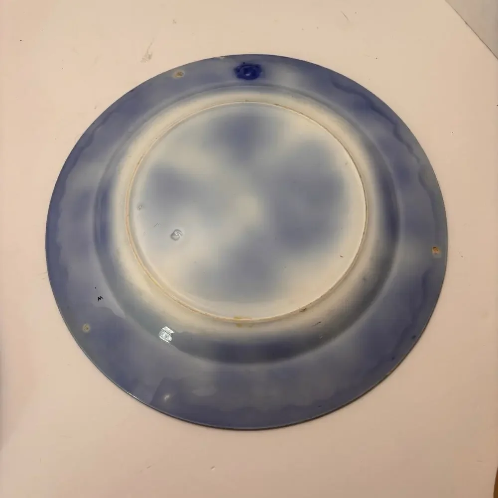 Antique WH Grindley Flow Blue Shanghai 10